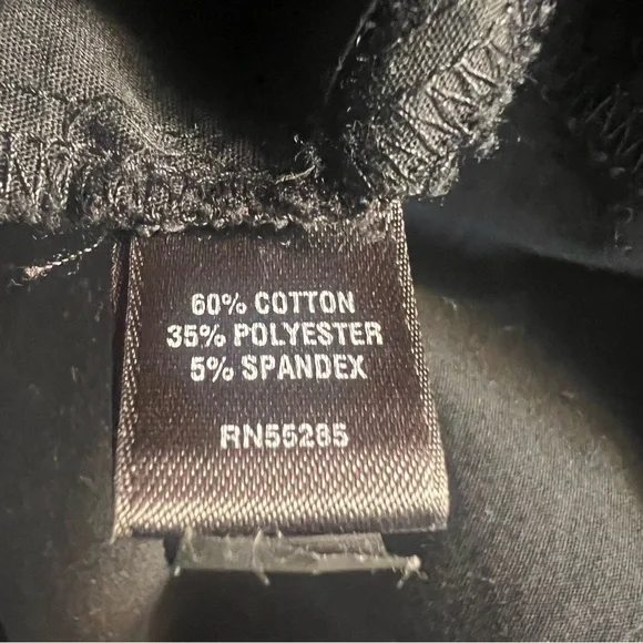 Express Ruffle Sleeveless Tuxedo Dress Black Sz 8 - Picture 9 of 9